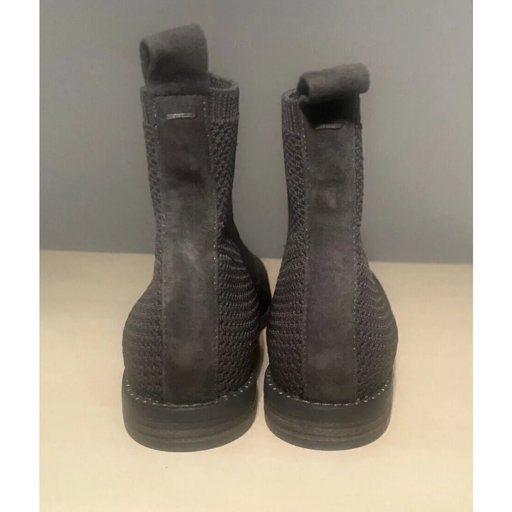 EILEEN FISHER Women Jude Stretch Knit‎ Bootie in Graphite Gray.  Size 6 $235